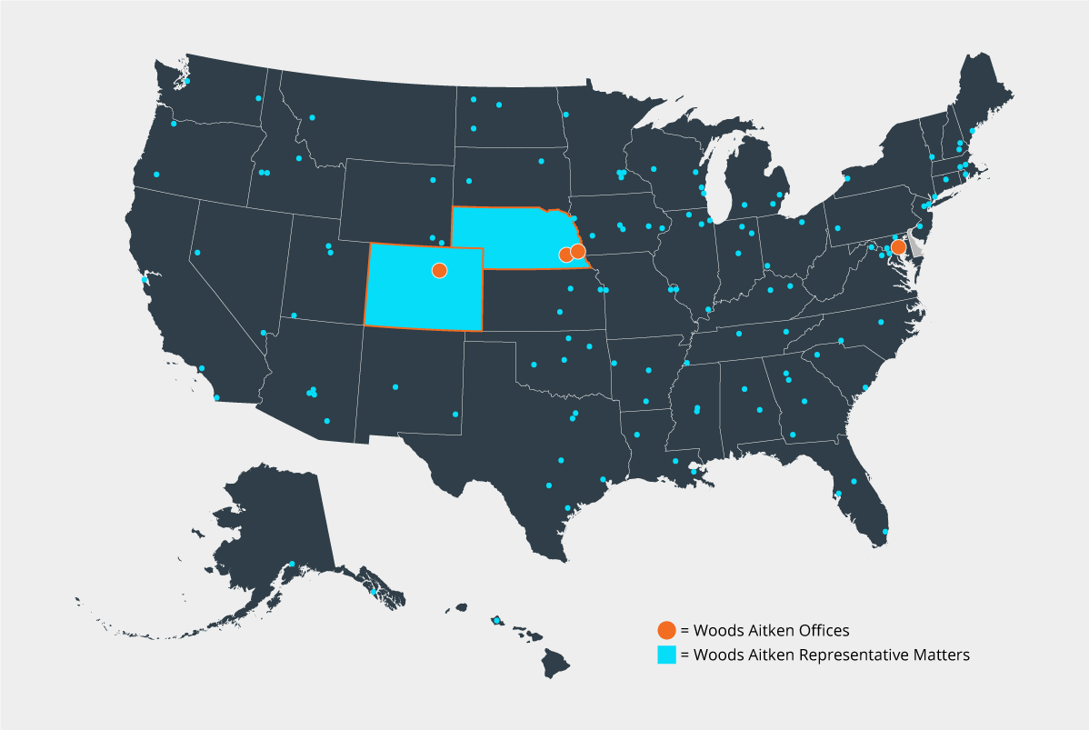 National Map of States Covered. All but Delaware.