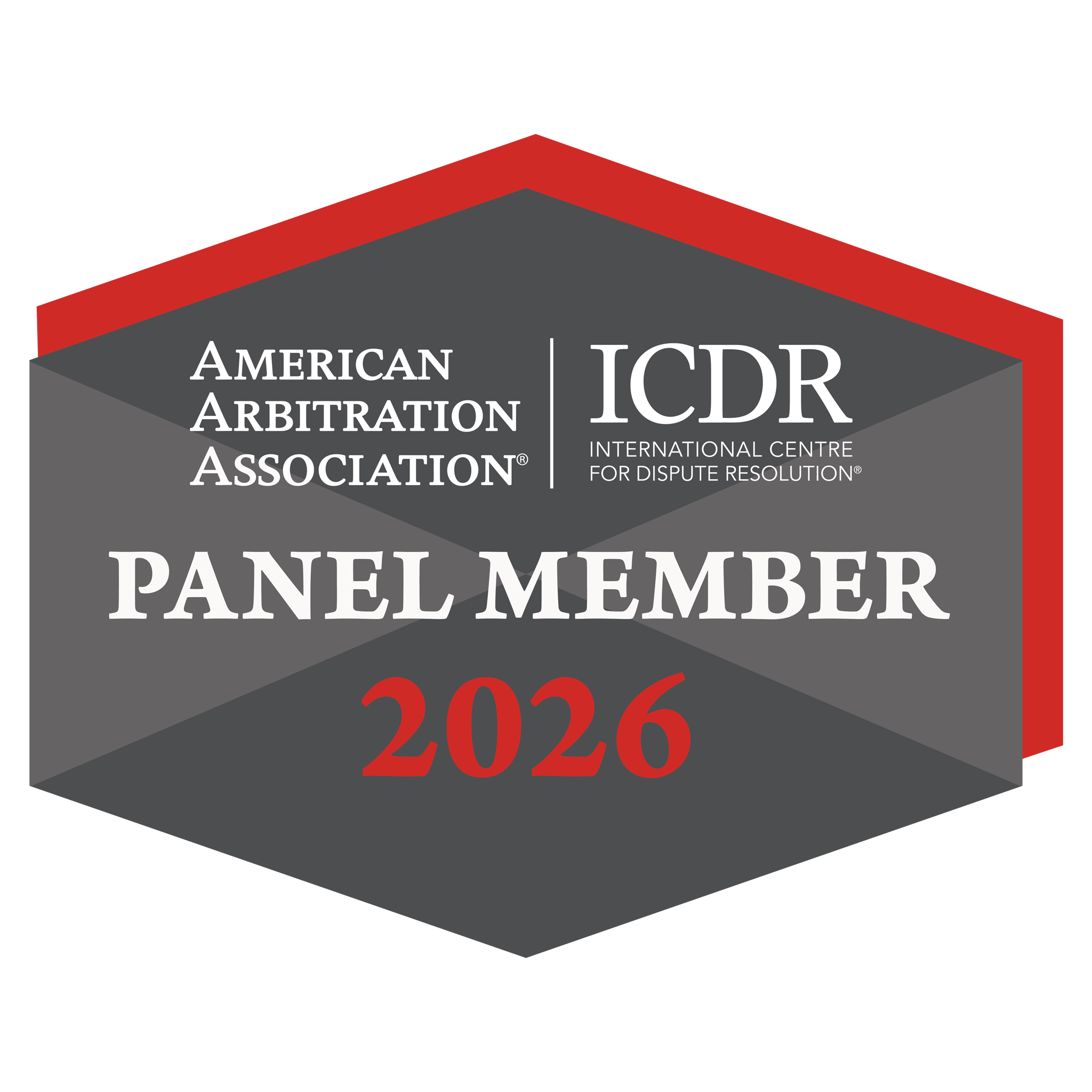 AAA-ICDR 2026 Panel Member Badge