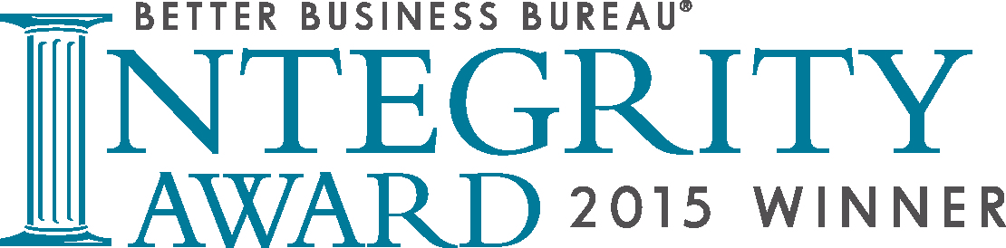 BBB Integrity Award Winner 2015