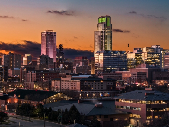 Omaha Nebraska Skyline