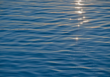 Body of water flowing