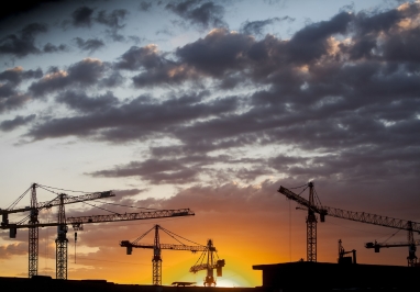 Construction Site Cranes