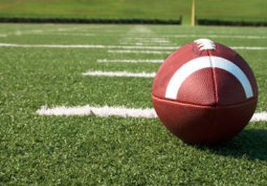 Football on ground