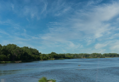 Image of county lake in Nebraska