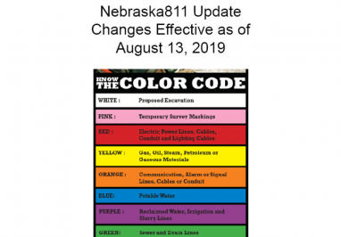 Nebraska 811 Update