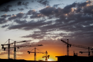Construction Site Cranes