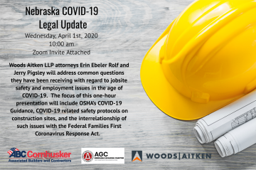 Nebraska COVID-19 Legal Update for ABC and AGC NE Building